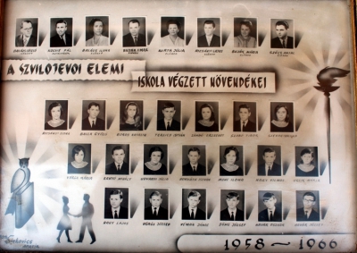 Végzős tanulók tabló képe 1965-ben
Képet adta : Zámbó Lajos